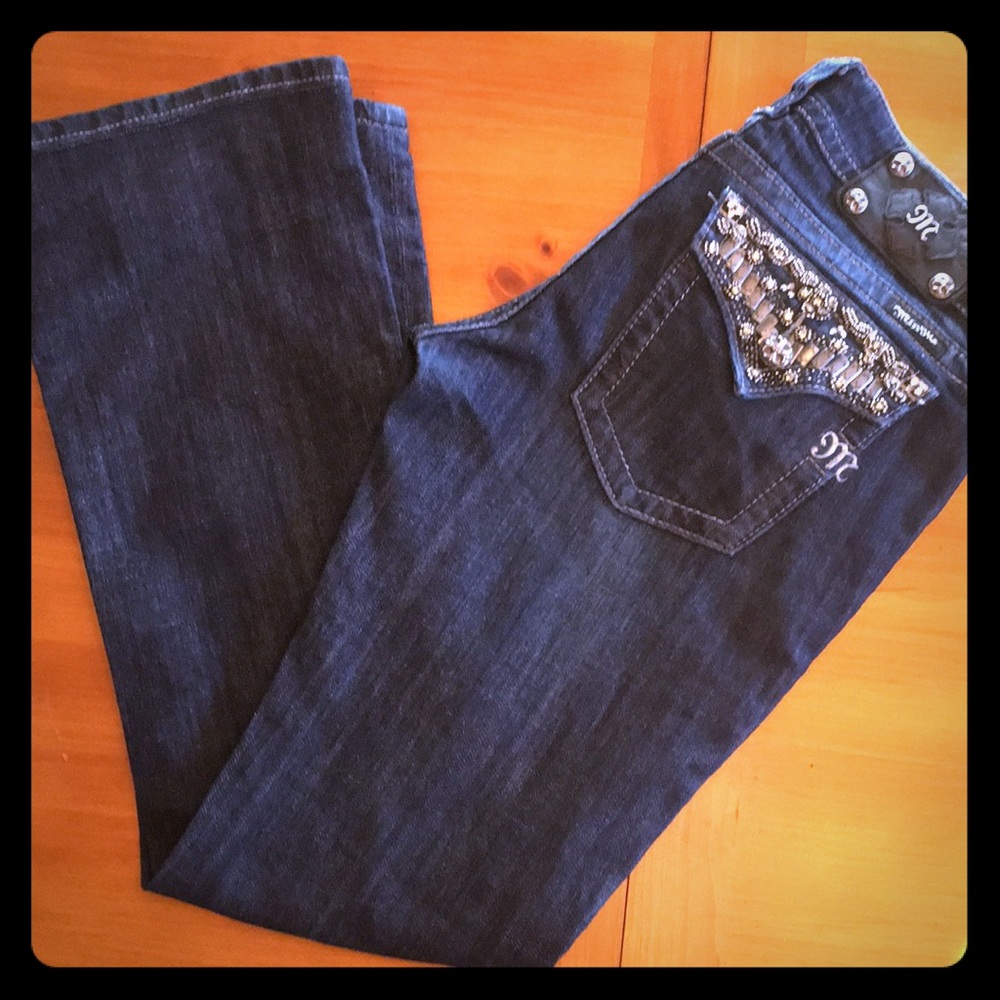 MISS ME boot cut jeans style JP4656-2  SZ 30